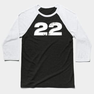 22 Vintage Cracked Baseball T-Shirt